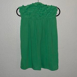 🎡Ruffled Green Short halter dress